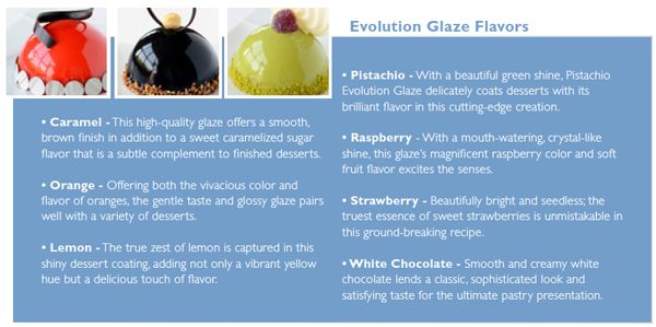 Evolution Glaze Flavors