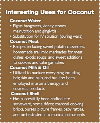 Interesting Uses for Coconut