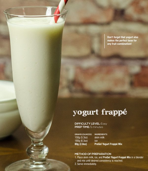 yogurt frappe