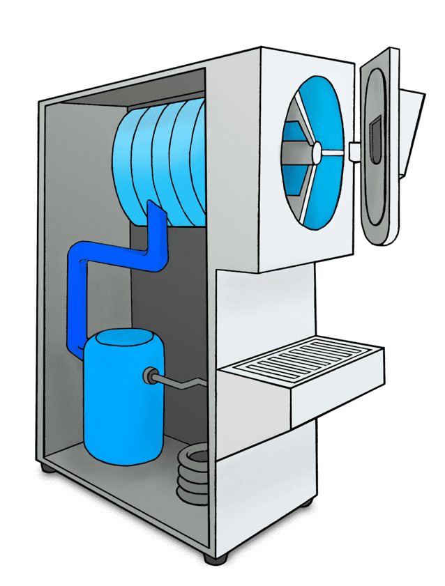 Batch Freezer illustration